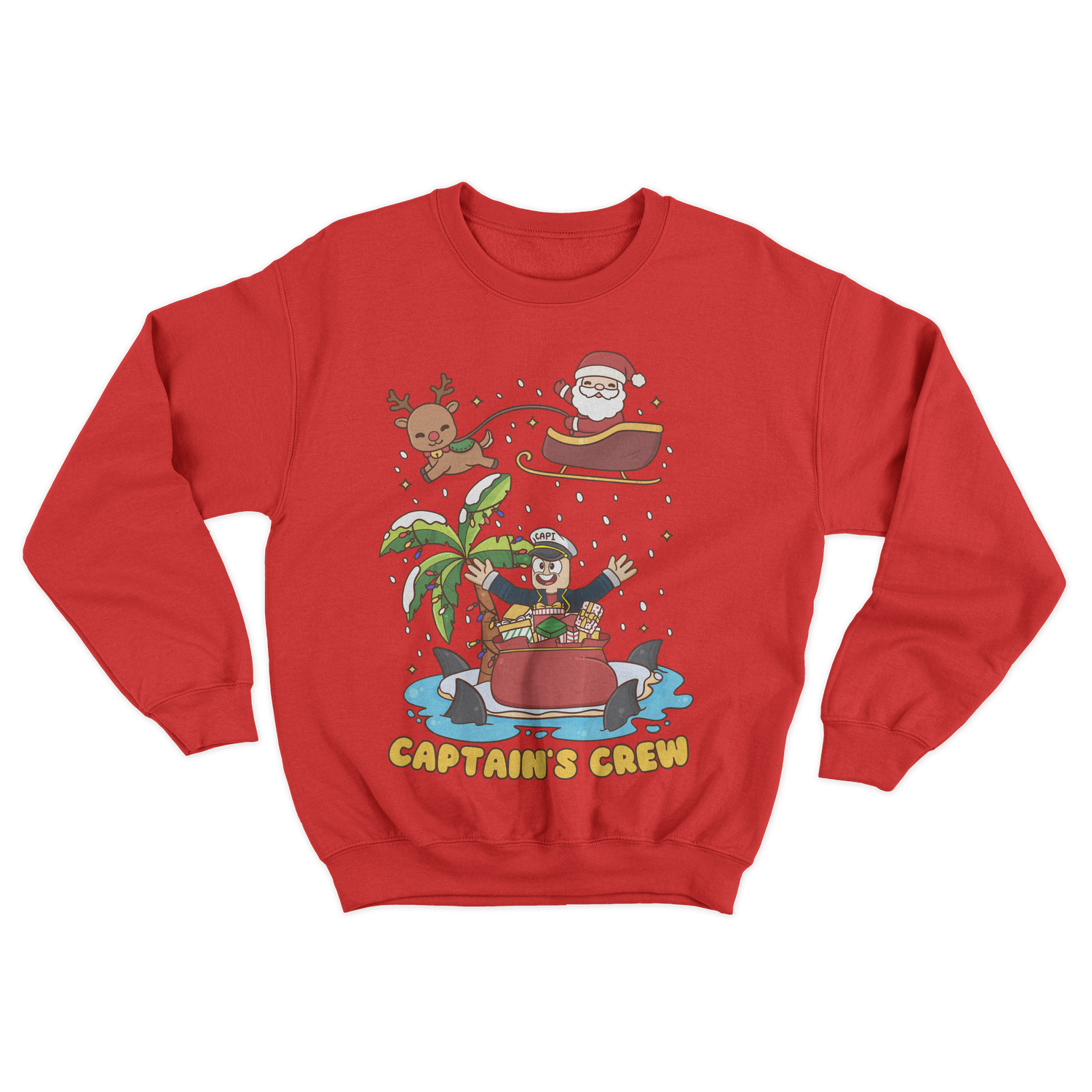 Party like a captain christmas outlet sweater